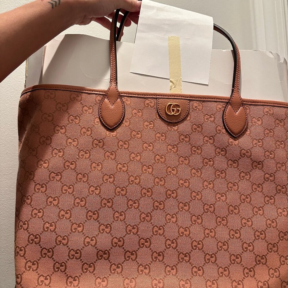 Gucci Ophidia GG Tote Bag – Brand New, Pink